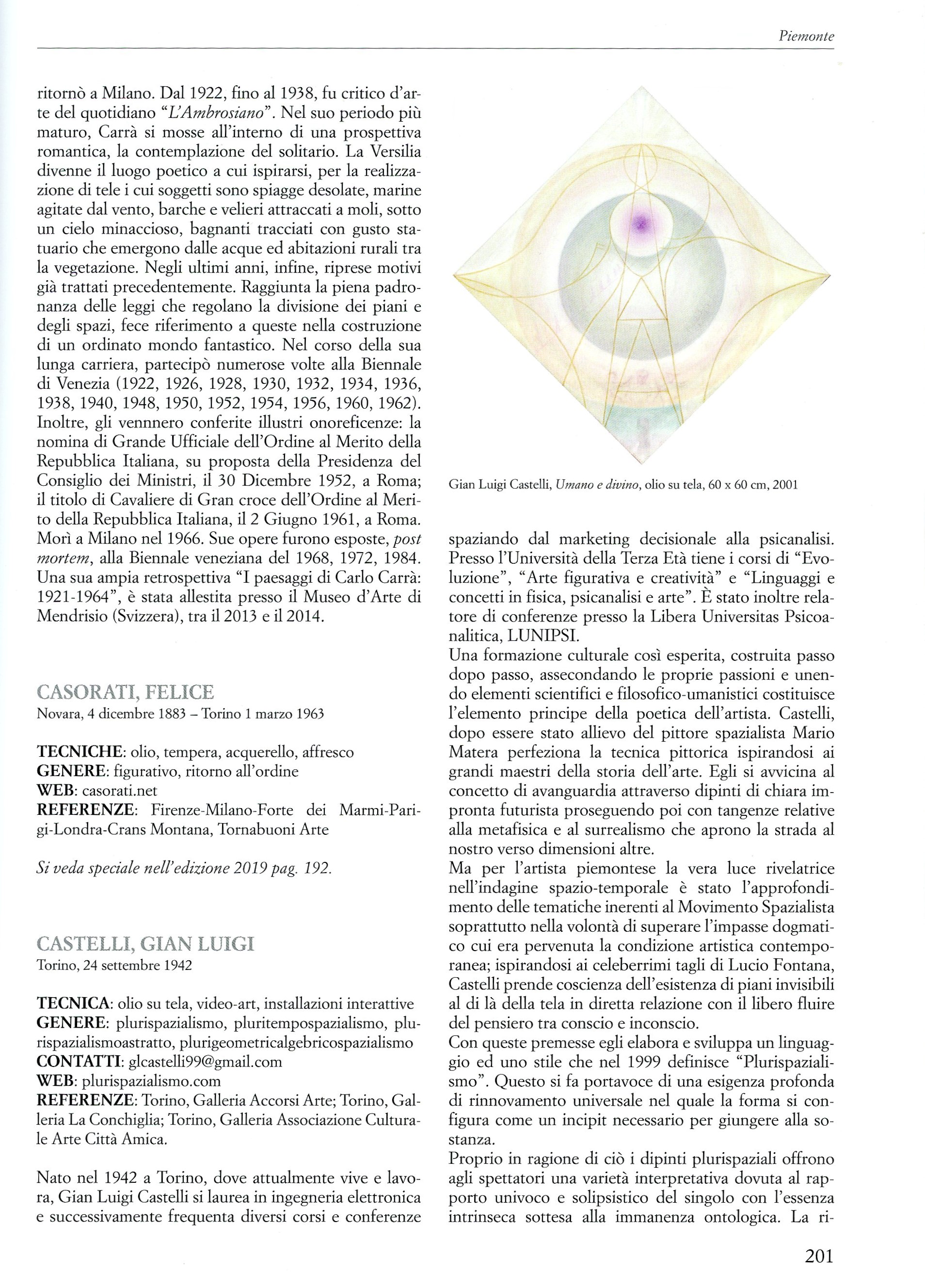 Enciclopedia Atlante della Arte Contemporanea De Agostini 2020  pag  201